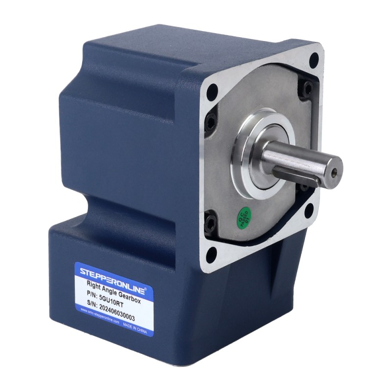 90W 220/380VAC 135RPM 4,60Nm (651,41oz.in) Flanşlı 90mm Dik Açılı Şanzıman Kama Yolu Şaft Üç Fazlı AC Endüksiyon Motoru
