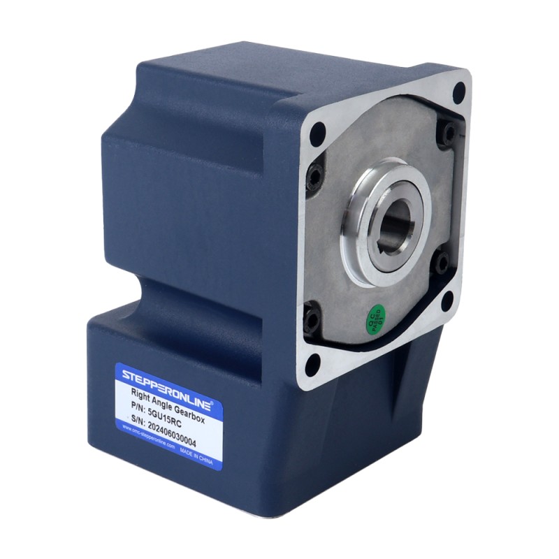 90W 220VAC 50Hz 90RPM 7.00Nm (991.28oz.in) Flanşlı 90mm Dik Açılı Şanzıman İçi Boş Şaft Tek Fazlı AC Endüksiyon Motoru