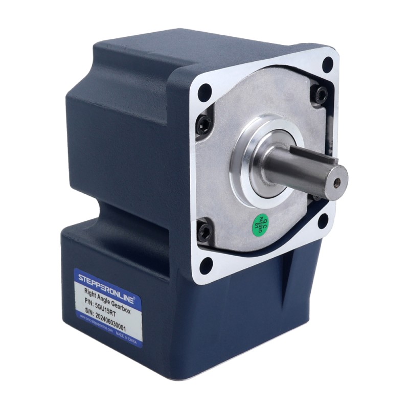 90W 220VAC 50Hz 90RPM 7.00Nm (991.28oz.in) Flanş 90mm Dik Açı Şanzıman Kama Yolu Şaft Tek Fazlı AC Endüksiyon Motoru