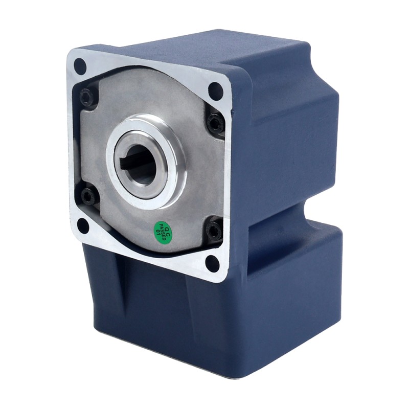 90W 110VAC 45RPM 14.00Nm (1982.56oz.in) Flanşlı 90mm Dik Açılı Şanzıman İçi Boş Şaft Tek Fazlı AC Endüksiyon Motoru