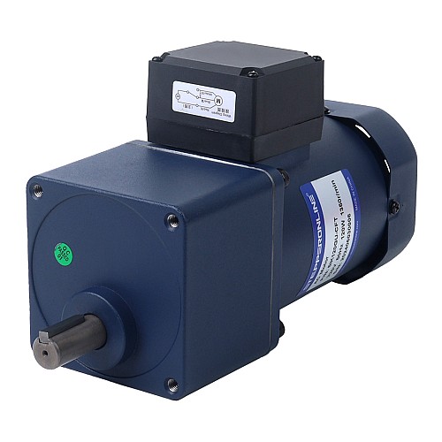 120W 220/380VAC 3,54Nm (501,31oz.in)/2,87Nm (406,43oz.in) Flanşlı 90mm Mahmuzlu Redüktör Üç Fazlı AC Endüksiyon Motoru
