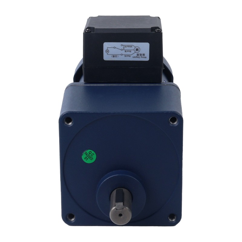 120W 220VAC 50Hz 270RPM 3,54Nm (501,31oz.in) Flanşlı 90mm Mahmuzlu Redüktör Tek Fazlı AC Endüksiyon Motoru
