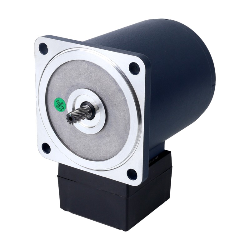 40W 110VAC 60Hz 516RPM 0,56Nm (79,30oz.in) Flanşlı 90mm Mahmuzlu Redüktör Tek Fazlı AC Endüksiyon Motoru