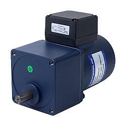 40W 220VAC 50Hz 450RPM 0,71Nm (100,54oz.in) Flanşlı 90mm Mahmuzlu Redüktör Tek Fazlı AC Endüksiyon Motoru