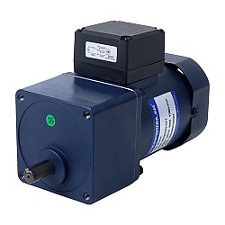 60W 220VAC 50Hz 450RPM 0,99Nm (140,20oz.in) Flanşlı 90mm Mahmuzlu Redüktör Tek Fazlı AC Endüksiyon Motoru