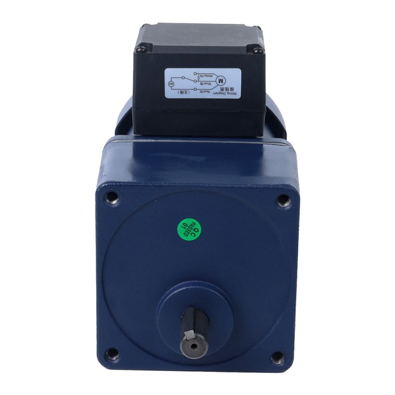 60W 110VAC 60Hz 31RPM 10.00Nm (1416.12oz.in) Flanşlı 90mm Mahmuzlu Redüktör Tek Fazlı AC Endüksiyon Motoru