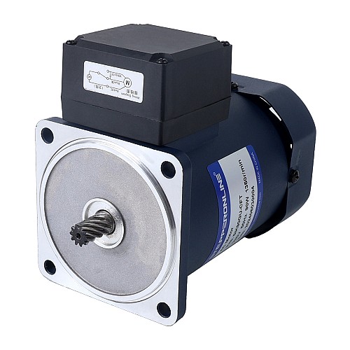 90W 220VAC 50Hz 135RPM 4,60Nm (651,41oz.in) Flanşlı 90mm Dik Açılı Şanzıman Kama Yolu Şaft Tek Fazlı AC Endüksiyon Motoru 90W 220VAC 50Hz 135RPM 4,60Nm (651,41oz.in) Flanşlı 90mm Dik Açılı Şanzıman Kama Yolu Şaft Tek Fazlı AC Endüksiyon Motoru