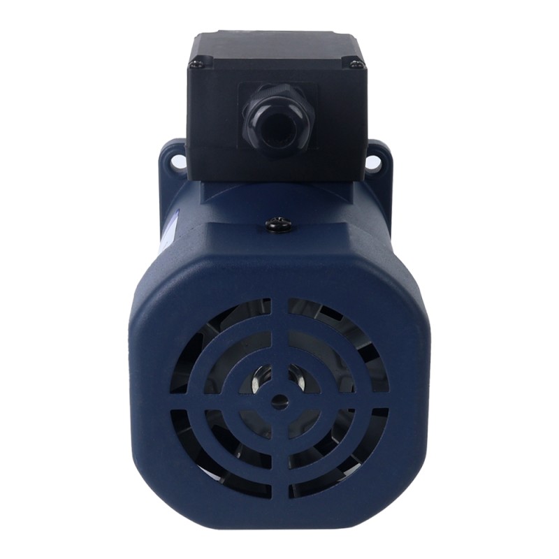 90W 220VAC 27RPM 21.00Nm (2973.84oz.in) Flanşlı 90mm Dik Açılı Şanzıman Kama Yolu Şaft Tek Fazlı AC Endüksiyon Motoru