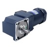 90W 110VAC 67,5RPM 9,30Nm (1316,99oz.in) Flanş 90mm Dik Açı Şanzıman Kama Yolu Şaft Tek Fazlı AC Endüksiyon Motoru