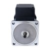 90W 220/380VAC 45RPM 14.00Nm (1982.56oz.in) Flanşlı 90mm Dik Açılı Şanzıman Kama Yolu Şaft Üç Fazlı AC Endüksiyon Motoru
