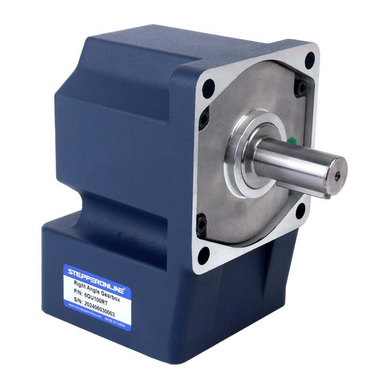200W 220/380VAC 60.00Nm (8496.70oz.in) Flanş 104mm Dik Açı Şanzıman Kama Yolu Şaft Üç Fazlı AC Endüksiyon Motoru