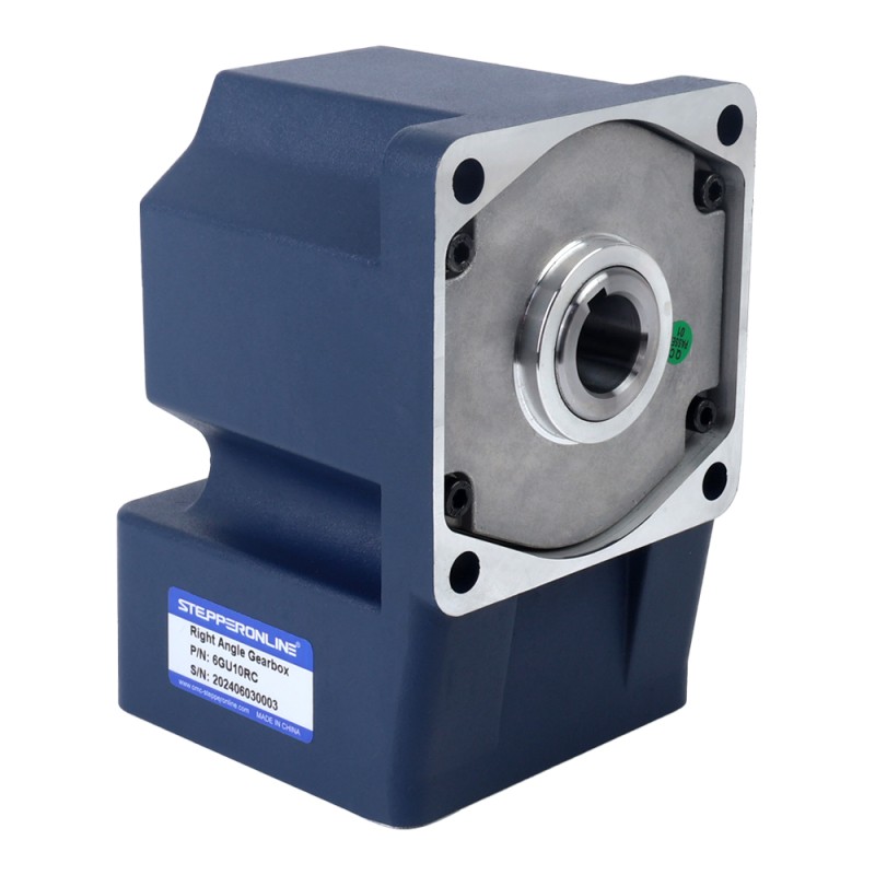 200W 220/380VAC 10.00Nm (1416.12oz.in) Flanşlı 104mm Dik Açılı Şanzıman İçi Boş Şaft Üç Fazlı AC Endüksiyon Motoru