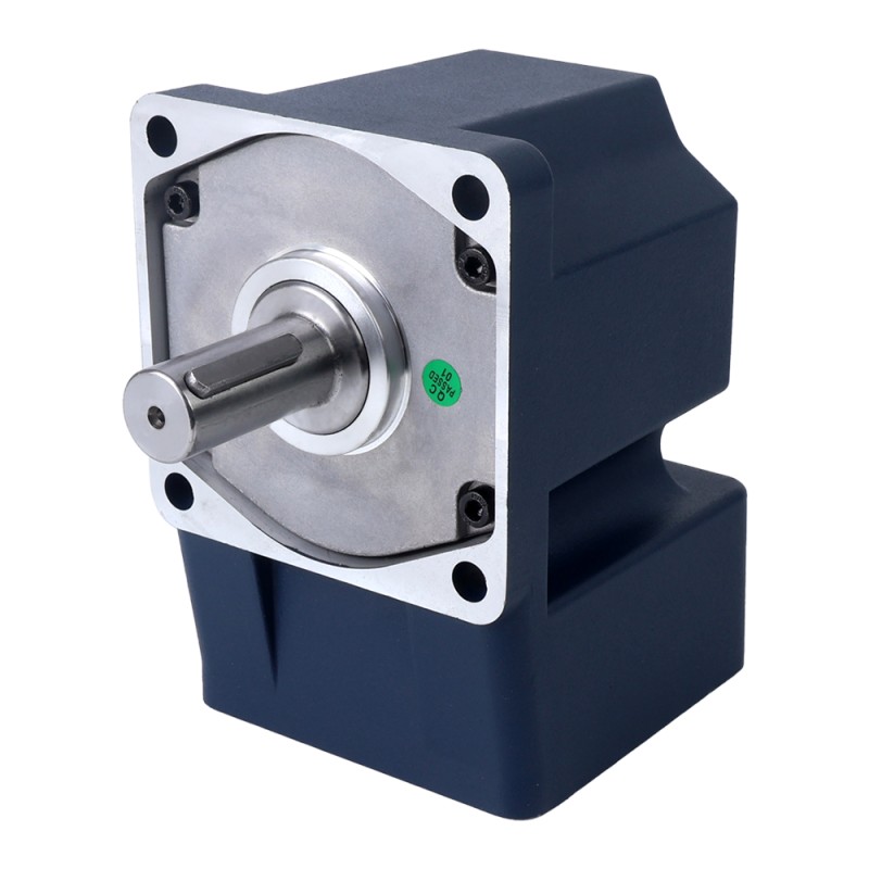 200W 220/380VAC 10.00Nm (1416.12oz.in) Flanş 104mm Dik Açı Şanzıman Kama Yolu Şaft Üç Fazlı AC Endüksiyon Motoru