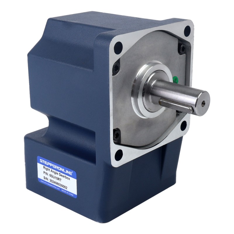 200W 220/380VAC 10.00Nm (1416.12oz.in) Flanş 104mm Dik Açı Şanzıman Kama Yolu Şaft Üç Fazlı AC Endüksiyon Motoru