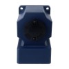 200W 220VAC 7,5 RPM 60,00 Nm (8496,70 oz.in) Flanş 104 mm Dik Açı Şanzıman Kama Yolu Şaft Tek Fazlı AC Endüksiyon Motoru