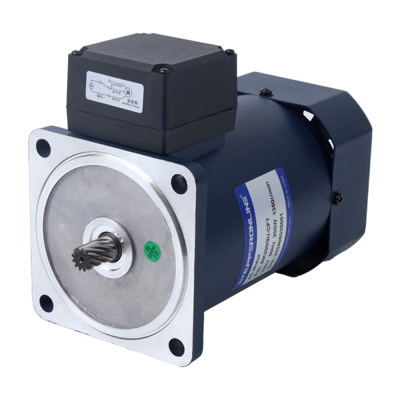 200W 220VAC 13,5 RPM 60,00Nm(8496,70oz.in) Flanş 104 mm AC Endüksiyon Motoru