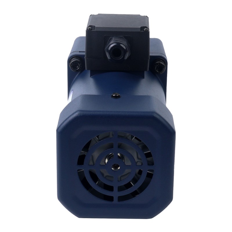 200W 220VAC 50Hz 13,5RPM 40,00Nm (5664,47oz.in) Flanşlı 104mm Mahmuzlu Redüktör Tek Fazlı AC Endüksiyon Motoru