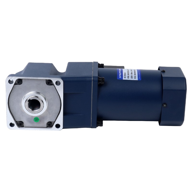 200W 220/380VAC 10.00Nm (1416.12oz.in) Flanşlı 104mm Dik Açılı Şanzıman İçi Boş Şaft Üç Fazlı AC Endüksiyon Motoru