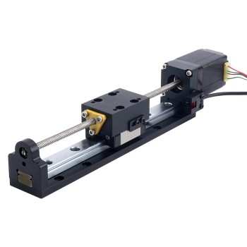 Nema 11 Adım Motoru Kurşun Vidalı Doğrusal Aktüatör 1.0A Strok 100mm 0.1Nm (14.16oz.in) Kurşun 10.16mm (0.4") Sensörlü