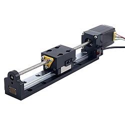 Nema 11 Adım Motoru Kılavuz Vidalı Doğrusal Aktüatör 1.0A Strok 100mm 0.1Nm (14.16oz.in) Kılavuz 10.16mm (0.4") Sensörlü