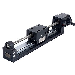 Nema 14 Adım Motoru Kılavuz Vidalı Lineer Aktüatör 1,5A Strok 120mm 0,14Nm (19,83oz.in) Kılavuz 2,54mm (0,1") Sensörlü