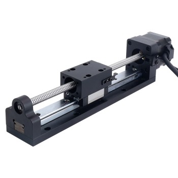 Nema 17 step motor bilyalı vida lineer aktüatör 1,5A Strok 120mm 0,25Nm (35,40oz.in) Kablo 2mm (0,07874") Sensörlü