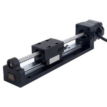 Almanya İndirimde - Nema 17 step motor bilyalı vida lineer aktüatör 1,5A Strok 120mm Kablo 4mm (0,15748") Sensörlü