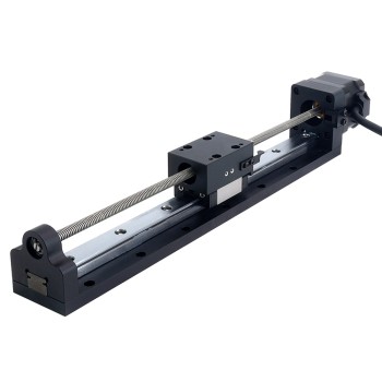 Nema 17 Adım Motoru Kurşun Vidalı Doğrusal Aktüatör 1,5A Strok 200mm 0,25Nm (35,40oz.in) Kurşun 2,54mm (0,1") Sensörlü