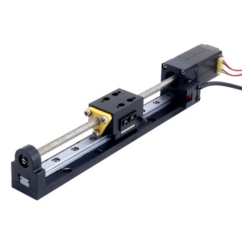 Nema 8 Adım Motoru Kurşun Vidalı Lineer Aktüatör 0,5A Strok 90mm 0,02Nm (2,832oz.in) Kurşun 10,16mm (0,4") Sensörlü