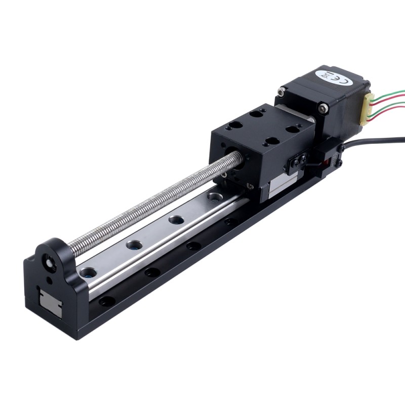 Nema 8 step motor bilyalı vida lineer aktüatör  1.0A Strok 100mm 0.05Nm(7.08oz.in) Kurşun adımı 10mm(0.3937) - LMD11S13B1M10-100 | StepperOnline