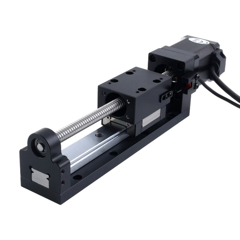 Nema 8 step motor bilyalı vida lineer aktüatör  1.5A Strok 80mm 0.20Nm(28.32oz.in) Kurşun adımı 1mm(0.03937) - LMD14S18BSB15-080 | StepperOnline