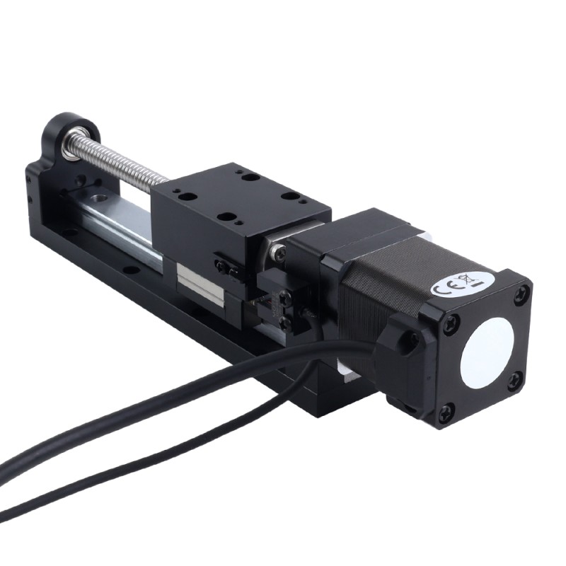 Nema 8 step motor bilyalı vida lineer aktüatör  1.5A Strok 80mm 0.20Nm(28.32oz.in) Kurşun adımı 1mm(0.03937) - LMD14S18BSB15-080 | StepperOnline