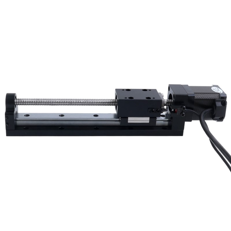 Nema 8 step motor bilyalı vida lineer aktüatör  1.5A Strok 200mm 0.20Nm(28.32oz.in) Kurşun adımı 5mm(0.19685) - LMD14S18BVB15-200 | StepperOnline