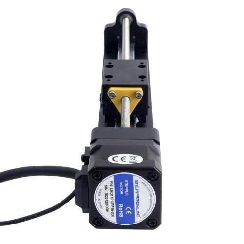 Nema 17 Adım Motoru Kılavuz Vidalı Doğrusal Aktüatör 1,5A Strok 200mm 0,25Nm (35,40oz.in) Kılavuz 6,35mm (0,25") Sensörlü