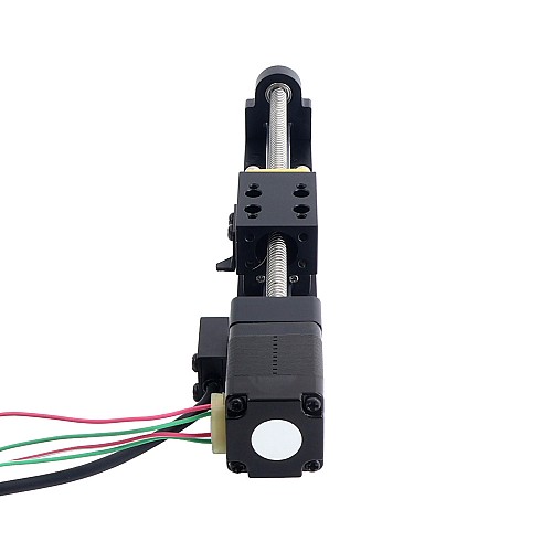 Nema 8 Adım Motoru Kılavuz Vidalı Doğrusal Aktüatör 0,5A Strok 90mm 0,01Nm (1,416oz.in) Kılavuz 5,08mm (0,2") Sensörlü
