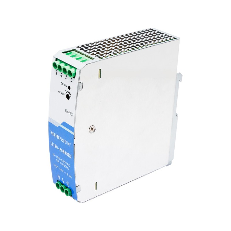 120W 24V 5.0A 85-264VAC/120-370VDC DIN Ray Anahtarlama Güç Kaynağı