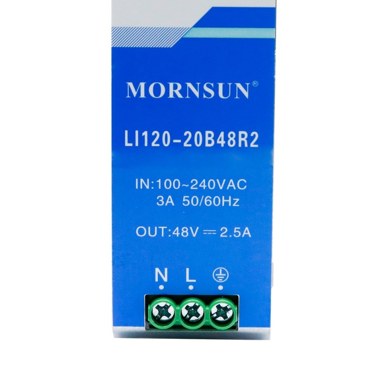 120W 24V 5.0A 85-264VAC/120-370VDC DIN Ray Anahtarlama Güç Kaynağı