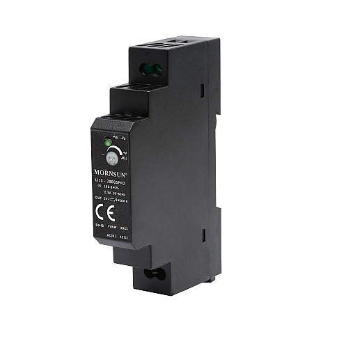 15W 24V 0,63A 85-264VAC/120-370VDC DIN Ray Anahtarlama Güç Kaynağı