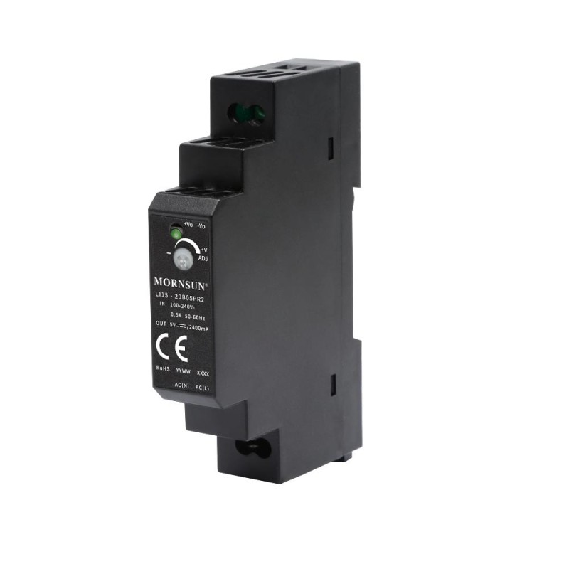 15W 48V 0.32A 85-264VAC/120-370VDC DIN Ray Anahtarlama Güç Kaynağı