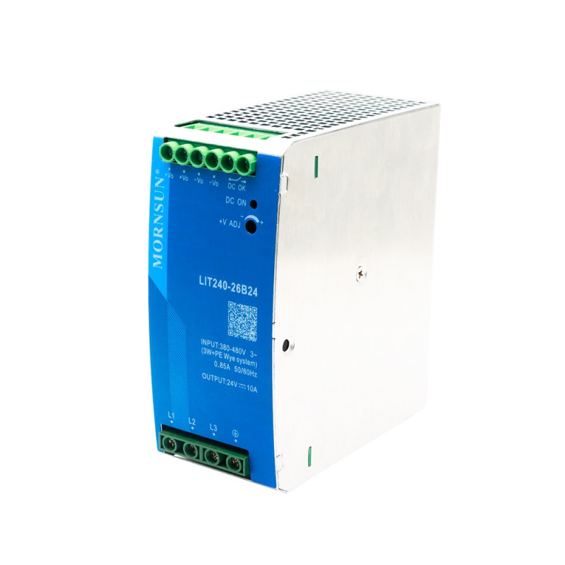 240W 24V 10.0A 320-600VAC/450-850VDC DIN Ray Anahtarlama Güç Kaynağı