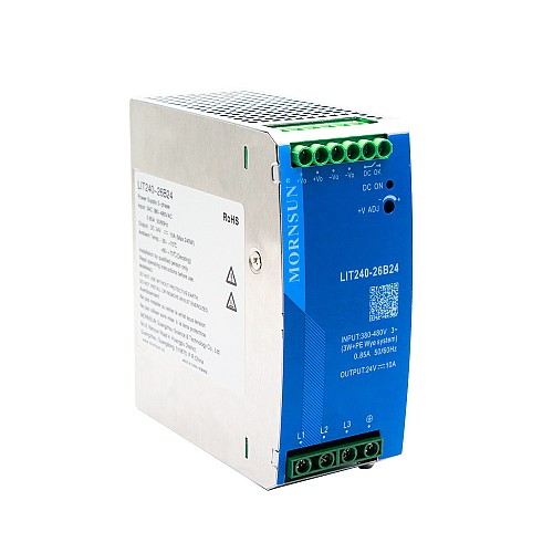 240W 48V 5.0A 320-600VAC/450-850VDC DIN Ray Anahtarlama Güç Kaynağı