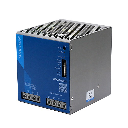 PFC Fonksiyonlu 960W 24V 40.0A 3x320-600VAC/450-800VDC DIN Ray Anahtarlama Güç Kaynağı PFC Fonksiyonlu 960W 24V 40.0A 3x320-600VAC/450-800VDC DIN Ray Anahtarlama Güç Kaynağı