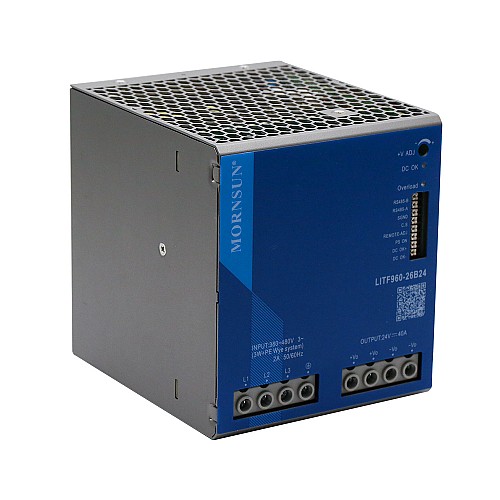 PFC Fonksiyonlu 960W 24V 40.0A 3x320-600VAC/450-800VDC DIN Ray Anahtarlama Güç Kaynağı PFC Fonksiyonlu 960W 24V 40.0A 3x320-600VAC/450-800VDC DIN Ray Anahtarlama Güç Kaynağı