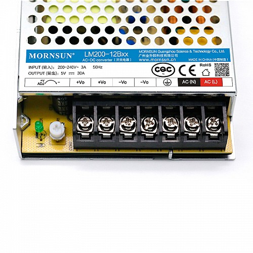 200W 12V 17.0A 176-264VAC/240-370VDC Anahtarlama Güç Kaynağı