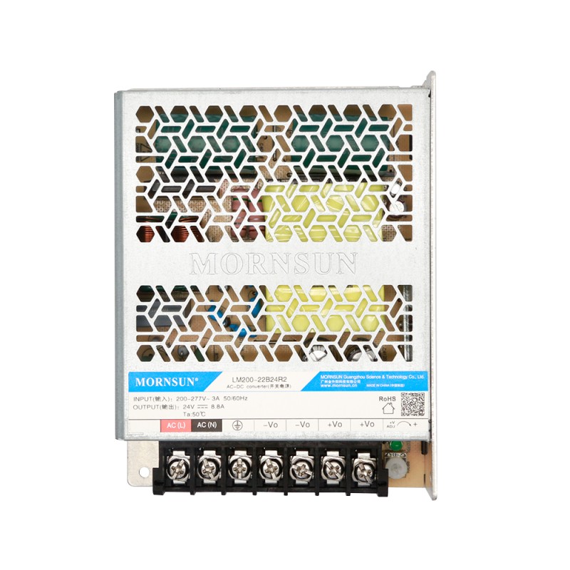 200W 24V 8.8A 176-305VAC/240-430VDC Anahtarlama Güç Kaynağı
