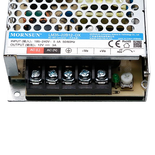 35W 12V 3.0A 165-264VAC/180-370VDC Anahtarlama Güç Kaynağı