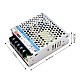 35W 12V 3.0A 165-264VAC/180-370VDC Anahtarlama Güç Kaynağı