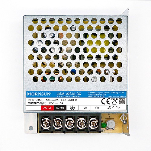 35W 12V 3.0A 165-264VAC/180-370VDC Anahtarlama Güç Kaynağı