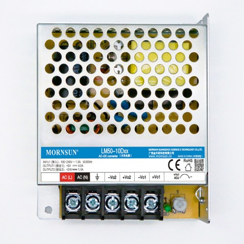 50W 5V/4A 24V/1.4A 85-264VAC/120-370VDC Anahtarlama Güç Kaynağı