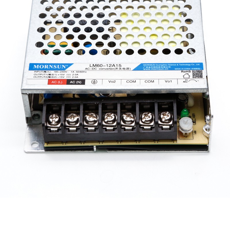 60W 15V -15V/5.0A 5.0A 165-264VAC/180-370VDC Anahtarlama Güç Kaynağı